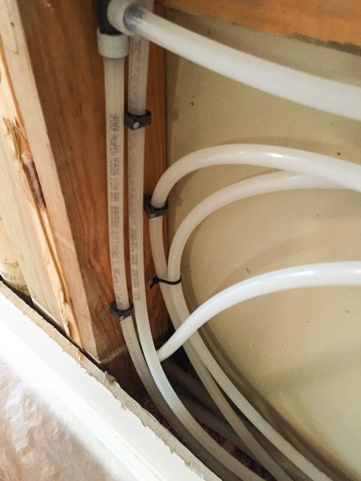 Repipe project photo - Mission Viejo, CA home pipes before or after replacement by Repipe OC